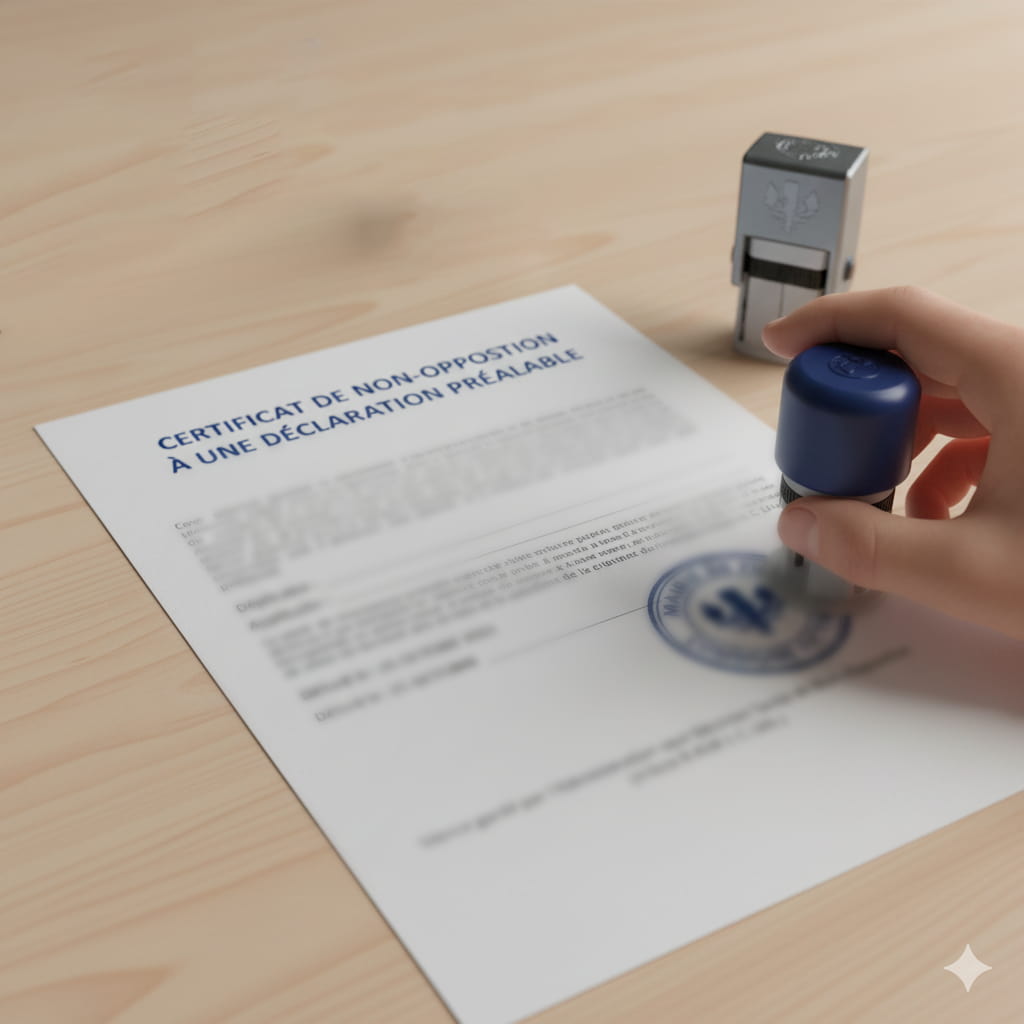 3D certificat de non opposition déclaration préalable tacite
