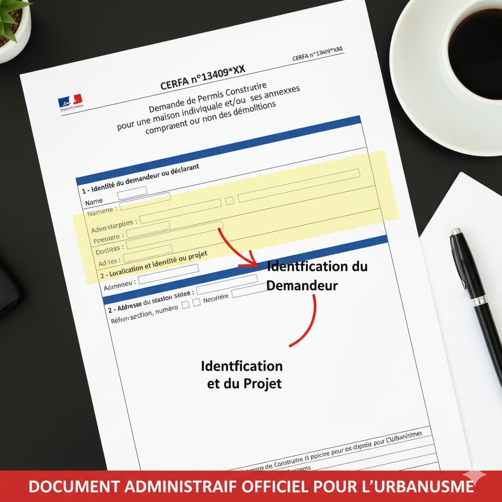 formulaire cerfa 13409 permis de construire pcmi première page officielle