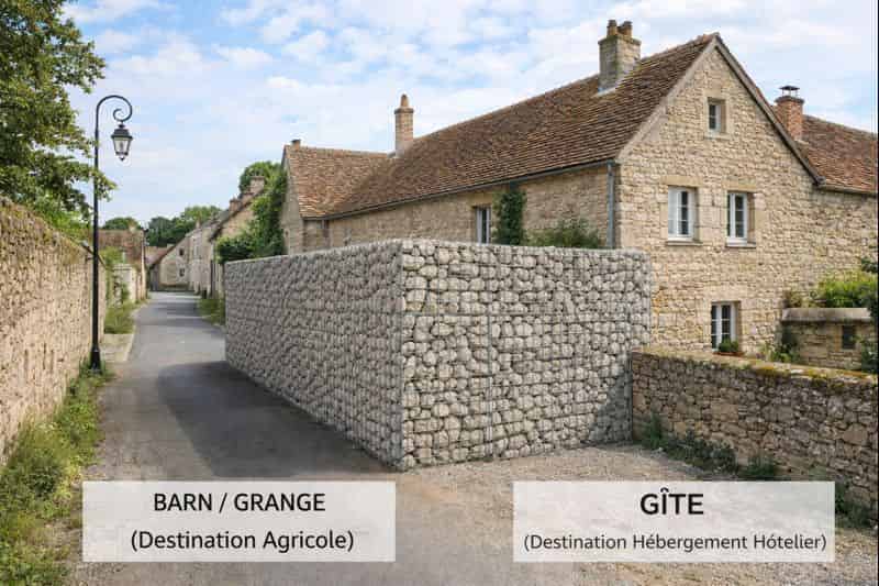 mur gabion conflit esthétique secteur protégé PLU