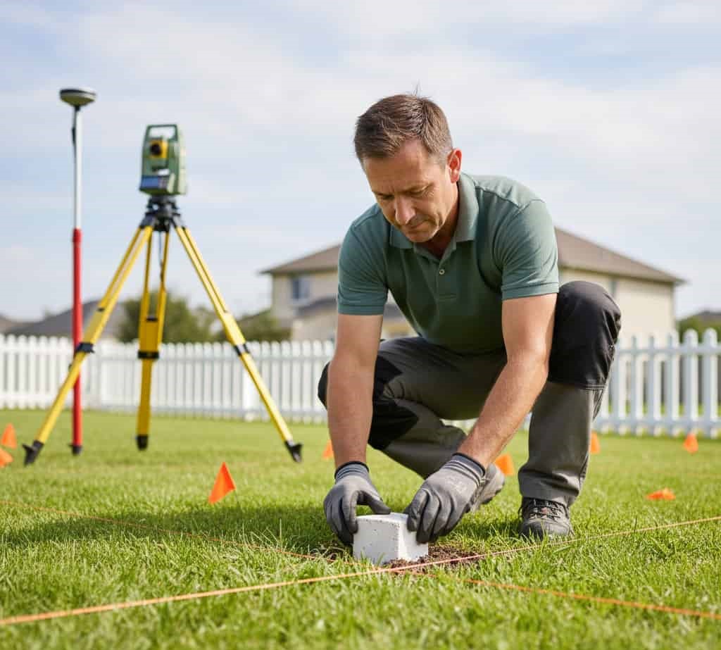 géomètre expert pose borne matérialisation limites de propriété