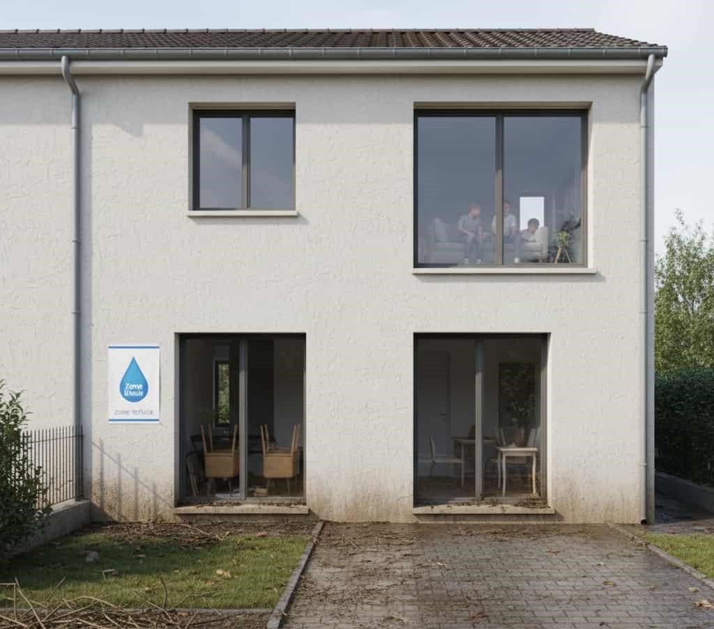 maison zone inondable conséquences crue rez-de-chaussée inondé