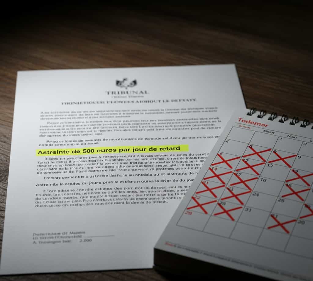 notification de jugement astreinte journalière démolition