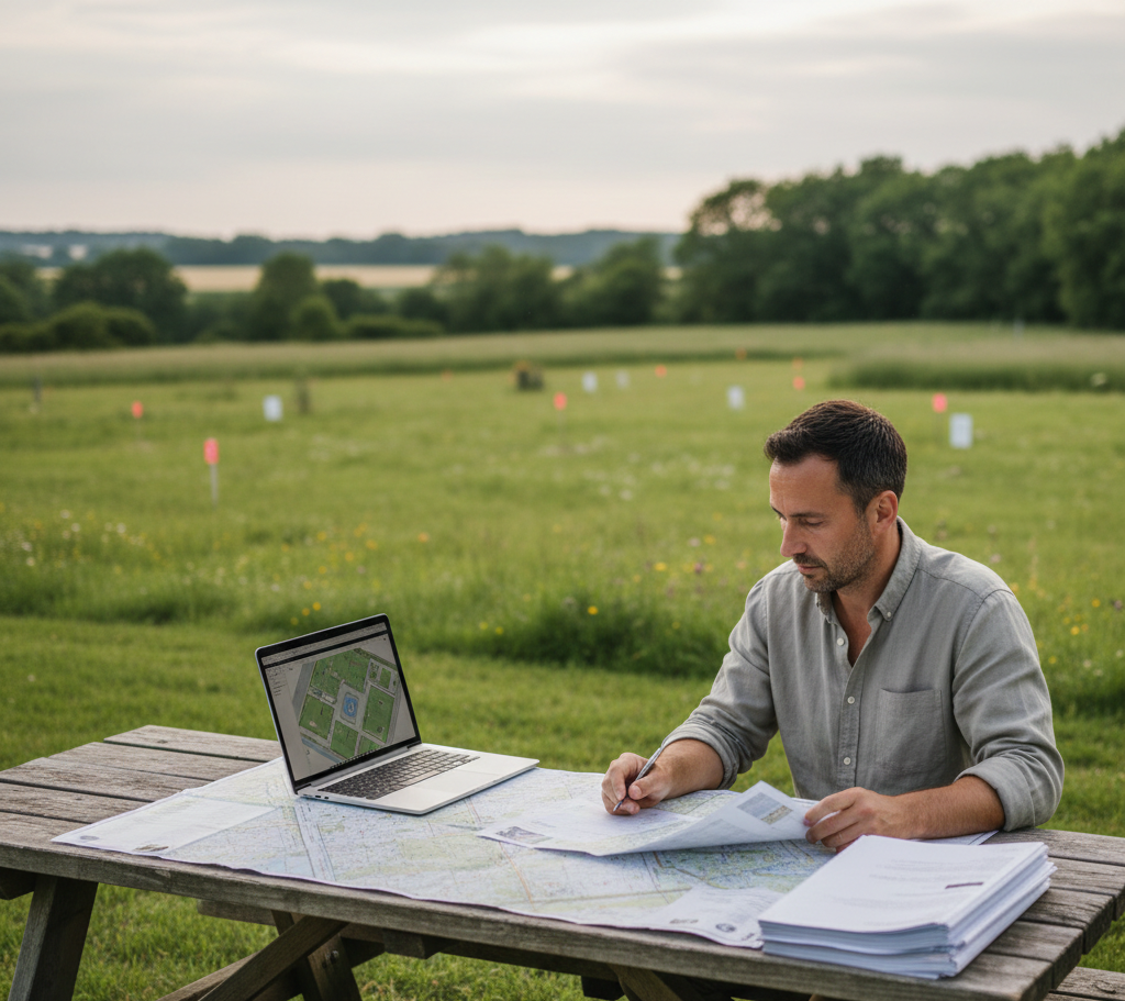 Terrasse surélevée avec garde-corps obligatoire selon la réglementation d’urbanisme