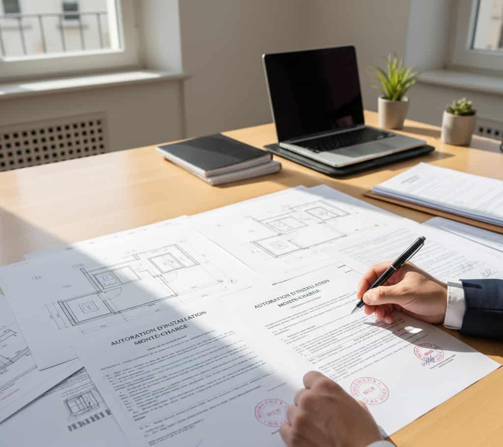 Documents d’autorisation et permis pour l’installation d’un ascenseur ou monte-charge