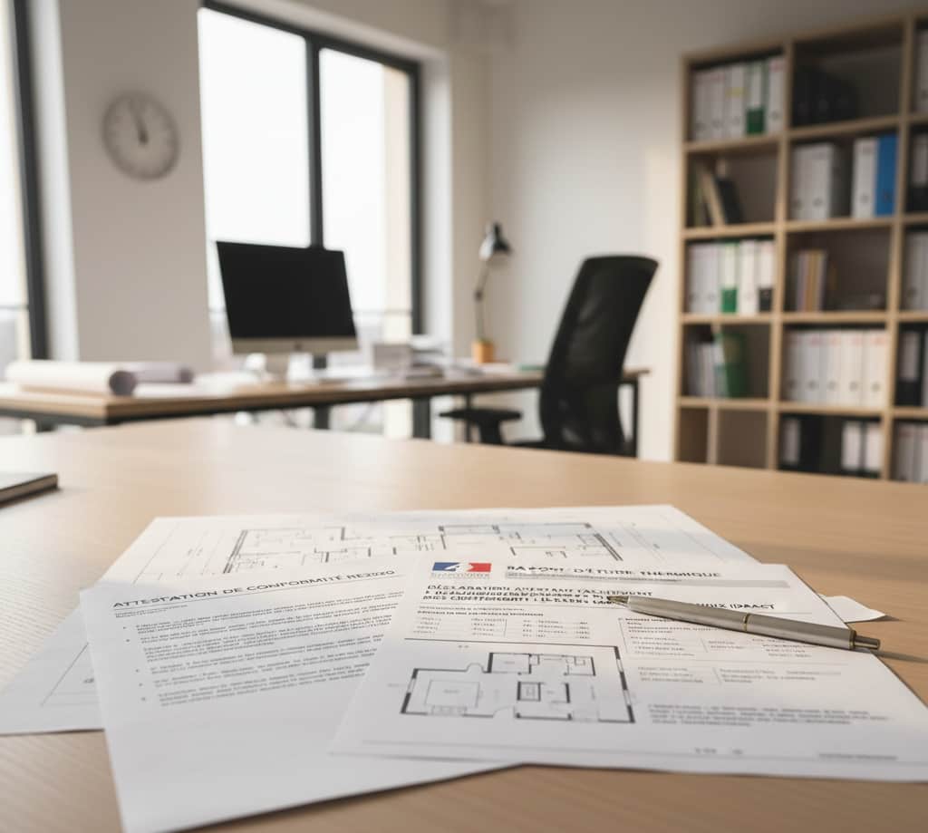 Attestation RE2020 et documents thermiques joints à la déclaration d’achèvement des travaux pour le crédit d’impôt