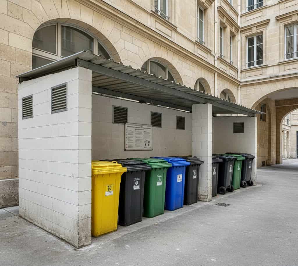 Réglementation d’un local poubelles en copropriété ou établissement recevant du public