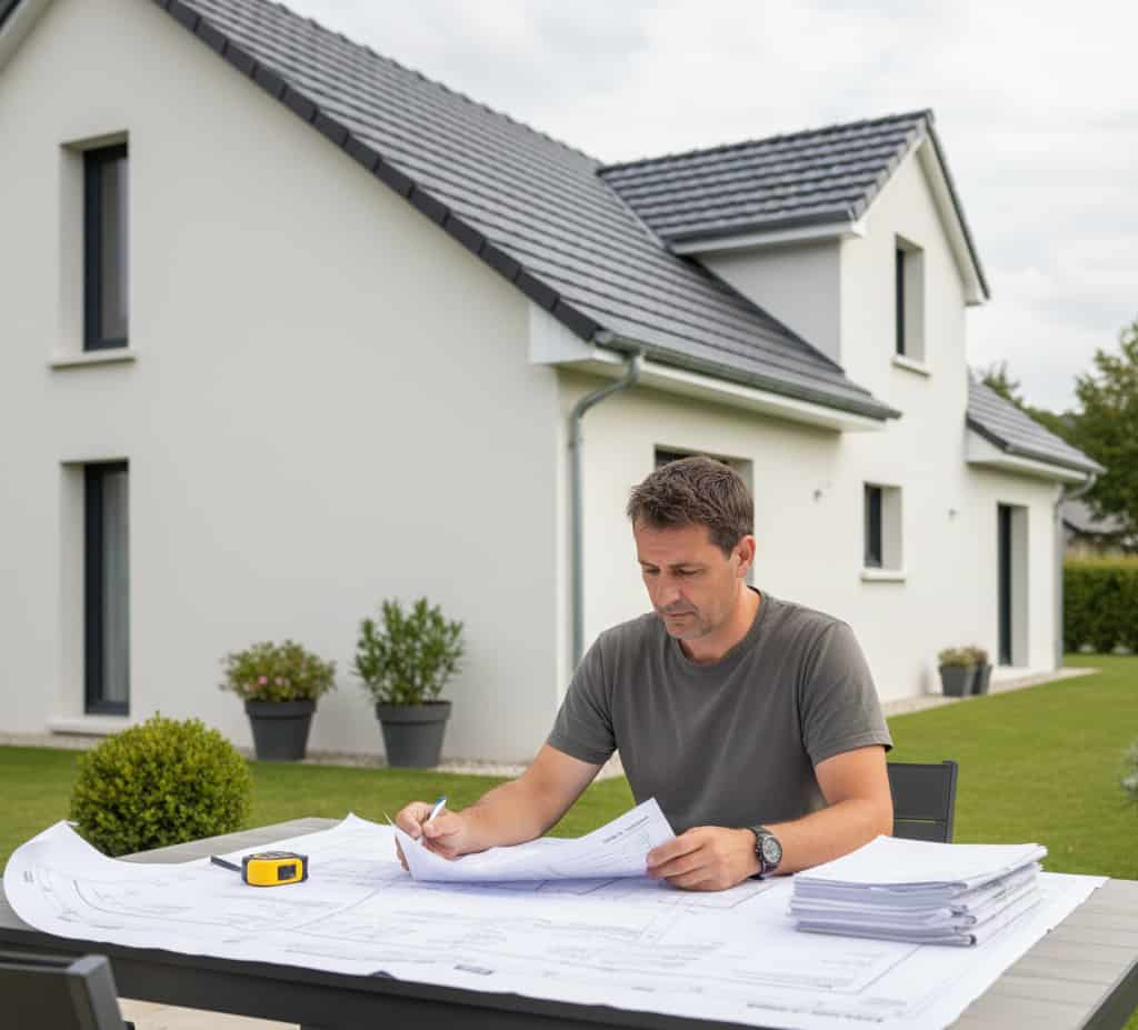 Déclaration préalable pour modification de gouttières et aspect extérieur de façade