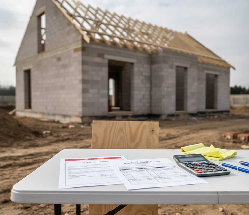 Coût des amendes et pénalités pour une construction non déclarée selon le Code de l’urbanisme en France, avec documents officiels et calculs de sanctions.