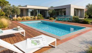 Taxe d&rsquo;aménagement pour une piscine en 2026 : calcul et montant