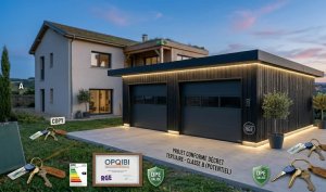 Garage en ossature bois : permis, durabilité et prix en 2026