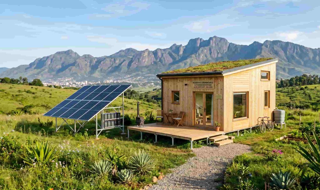 Installation d'une Tiny House autonome comme résidence principale sur un terrain autorisé.