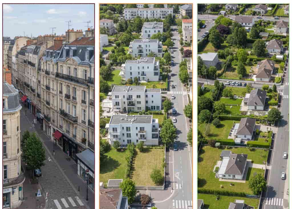 Sous-Zones du PLU : UA, UB, UC