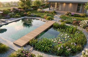 Piscine naturelle et bassin d&rsquo;ornement : DP dès 10 m² et loi sur l&rsquo;eau 2026