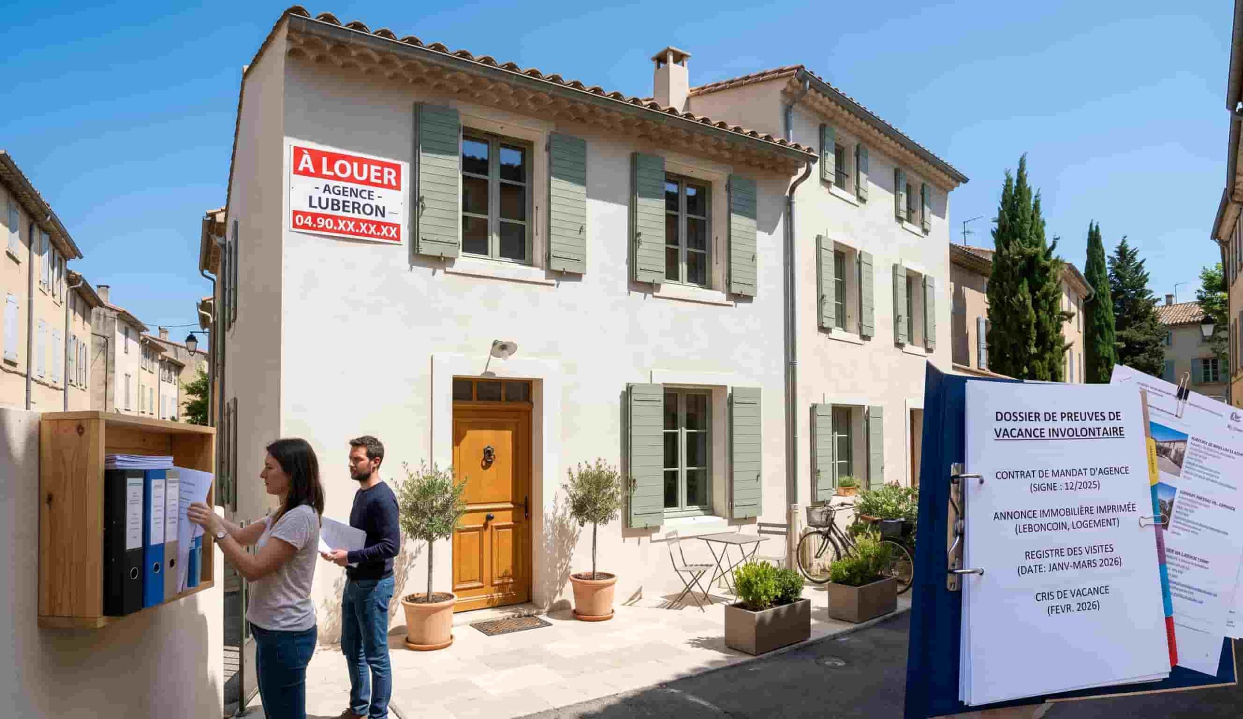 Justificatifs de mise en location pour obtenir un dégrèvement de taxe foncière sur logement vacant.