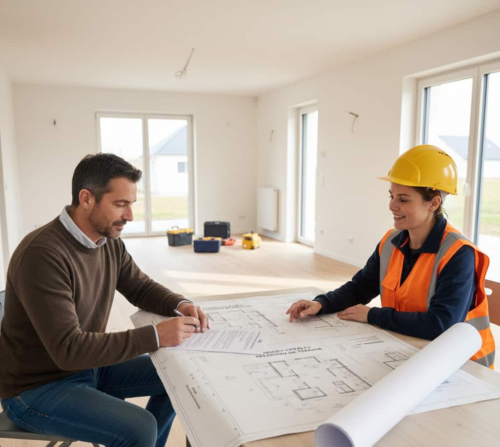 Signature du procès-verbal de réception des travaux par le maître d’ouvrage et l’entrepreneur