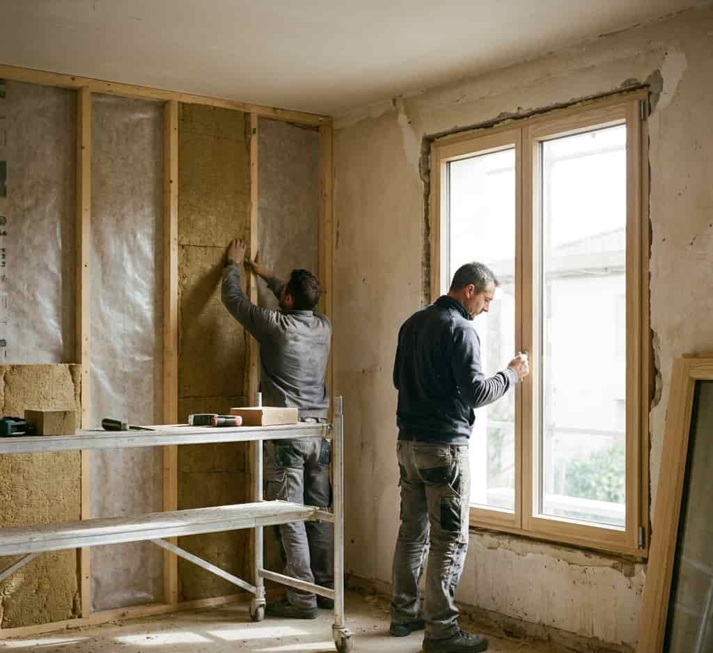 Travaux de rénovation énergétique éligibles TVA 5,5 % dans une maison ancienne